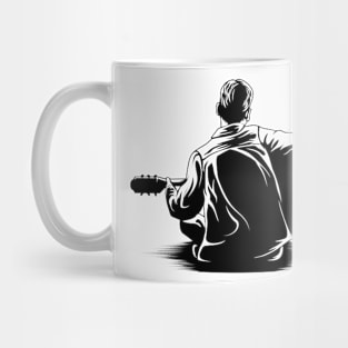 Guitar play the music professional art Mug